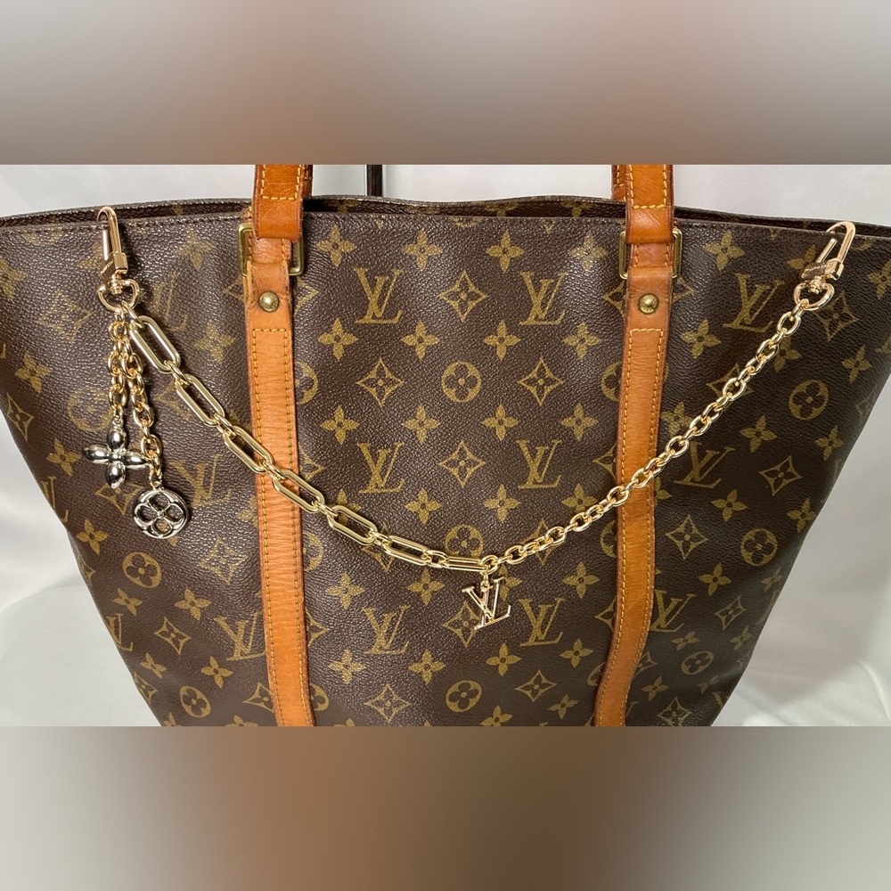 Louis Vuitton Gold and Silver Bag Charm Chain Top, Handle, Extender, Keychain